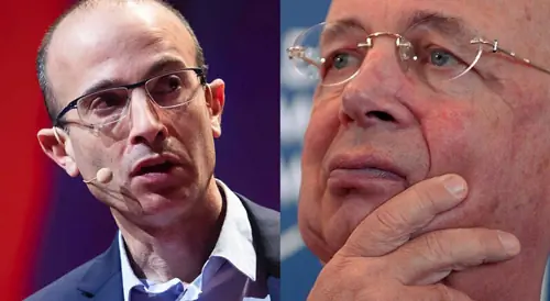 WEF Yuval Noah Harari And Klaus Schwab - Revival Nation Blog
