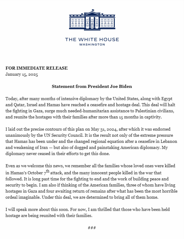 Hamas Hostages Release, Ceasefire Achieved X - Blog - Image1