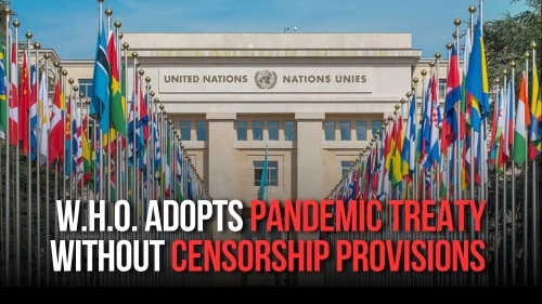 W.H.O. Adopts Pandemic Treaty Without Censorship Provisions - Revival Nation - Blog