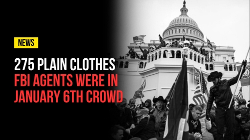 275 Plain Clothes FBI Agents Were in January 6th Crowd - Revival Nation - Blog
