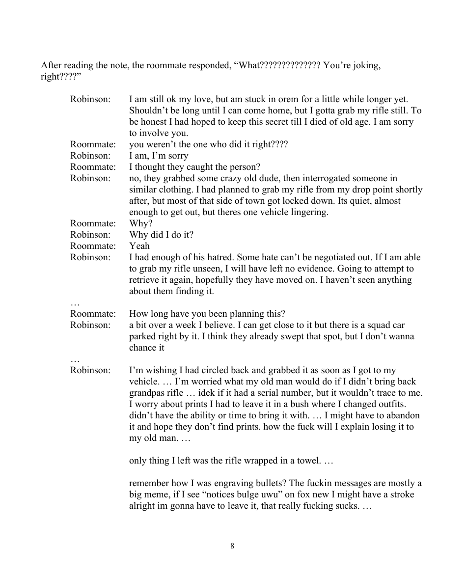 Texts Released Between Charlie Kirk's Assassin and Trans Lover - Revival Nation - Blog - Image - 1