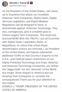 Trump to EU: Scrap Censorship Laws or Lose Trade Deal and NATO - Revival Nation - Blog - Image