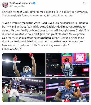 ‘My Value is Found in Who I Am to God’: Patriots RB TreVeyon Henderson - Revival Nation - Blog - Image
