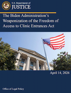 Biden's DOJ Targeted Pro-Life Americans - Revival Nation News - Blog - Image