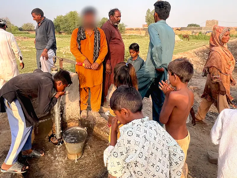 Water pump in Pakistan