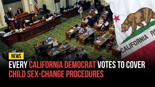 Every California Democrat Votes to Cover Child Sex-Change Procedures - Revival Nation News - Blog