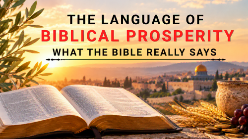 The Language of Biblical Prosperity - What the Bible Really Says - Revival Nation News - Blog